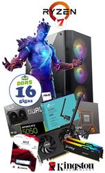 PC AMD GAMER RYZEN 7 8700F 16GB DDR5 RGB 1TB RTX50